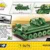 KLOCKI COBI-3088 CZOŁG T-34/76 101 klocków, Skala: 1:72 - obrazek 2