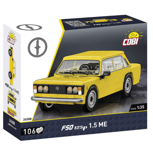 KLOCKI COBI-24588 YOUNGTIMER FSO 125P 1,5 ME 106 klocków, Skala: 1:35