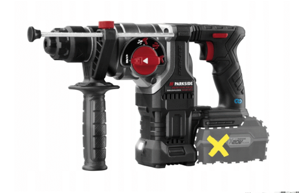 🔨 Młotowiertarka Akumulatorowa SDS-Plus 20V – PARKSIDE PERFORMANCE® | WYNAJEM | Zielona Góra 🔨 - obrazek 2