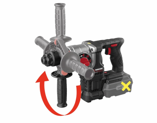 🔨 Młotowiertarka Akumulatorowa SDS-Plus 20V – PARKSIDE PERFORMANCE® | WYNAJEM | Zielona Góra 🔨 - obrazek 4