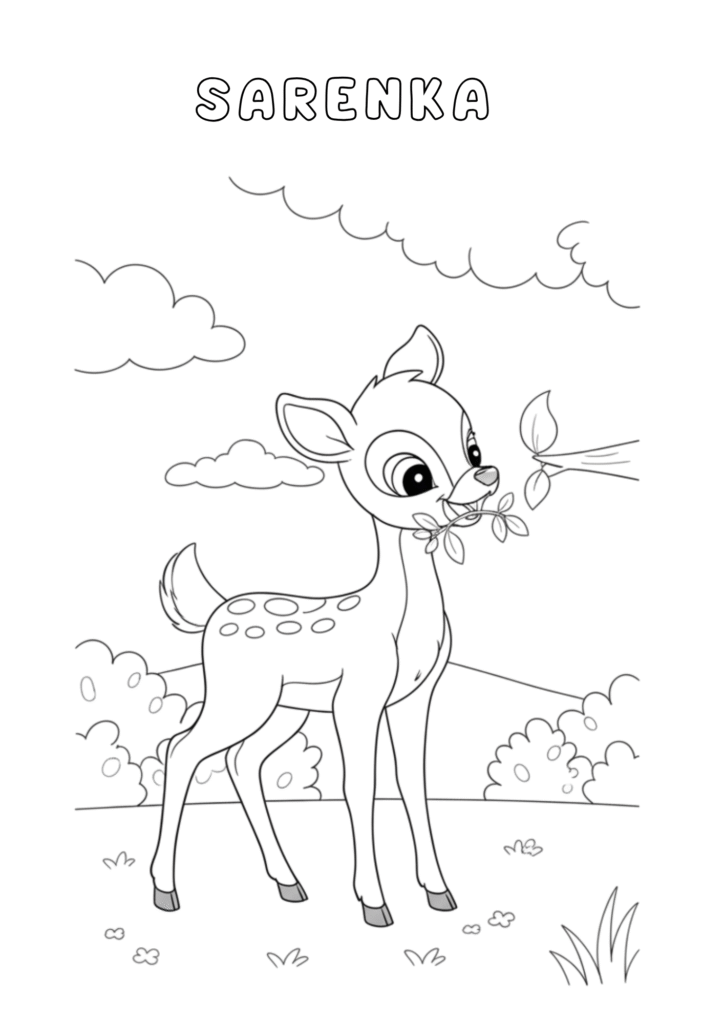 Kolorowanka Bajkowe zwierzaki (1)