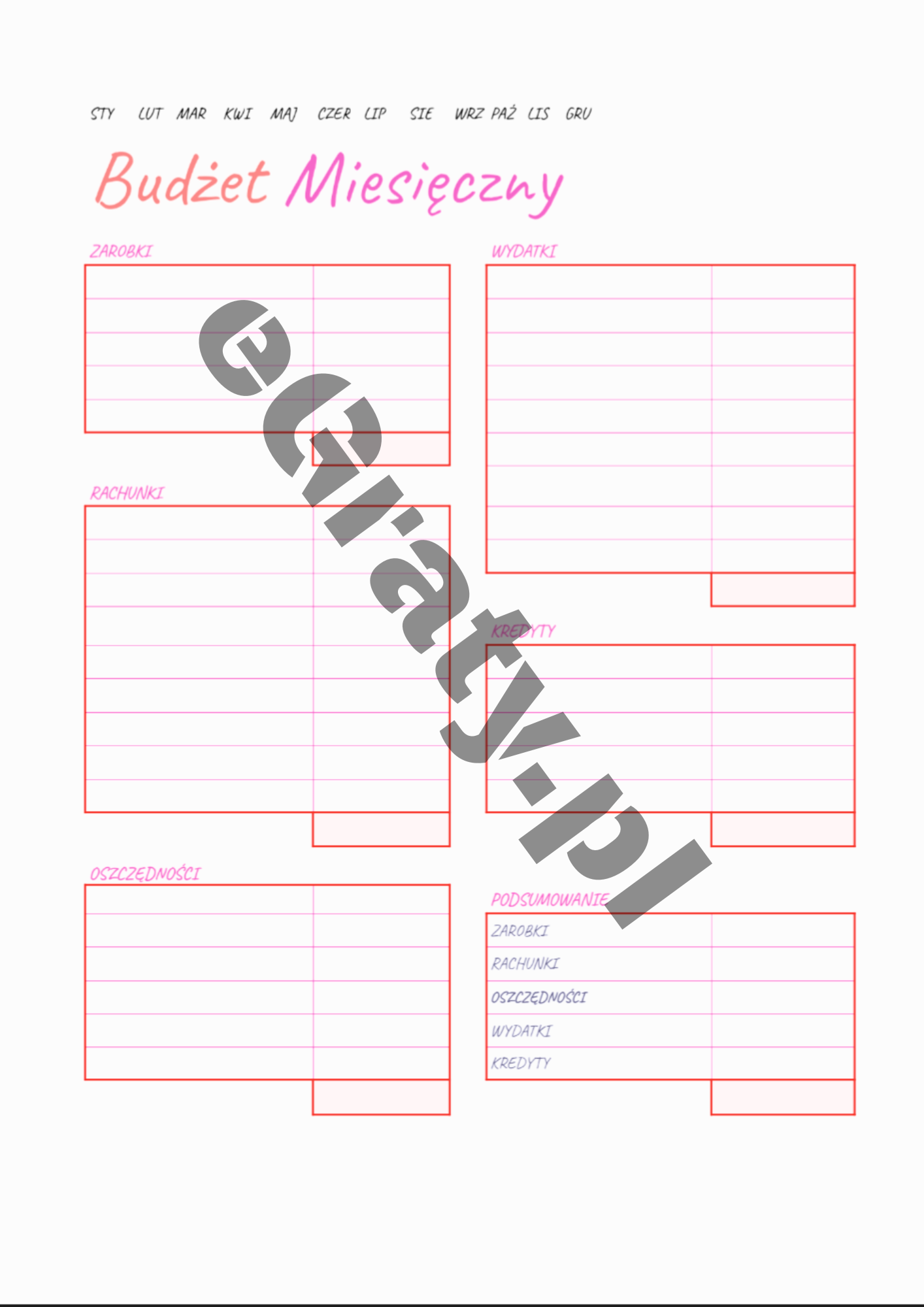 Budżet domowy okładka