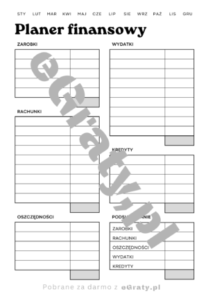 planer finansowy pdf okładka