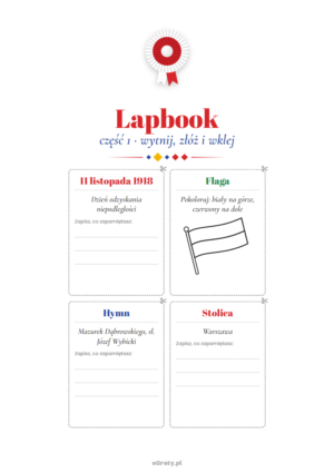 lapbook 11 listopada