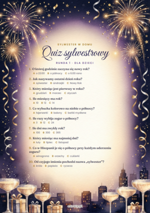 quiz sylwestrowy dla dzieci