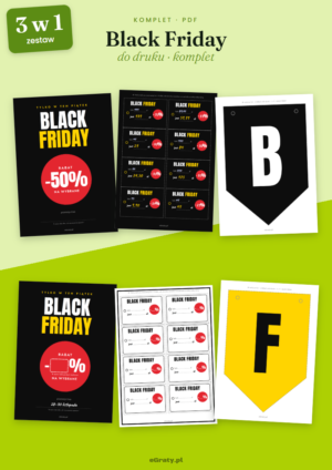 black friday do druku