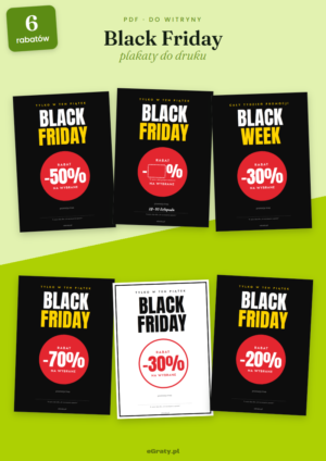 black friday plakat