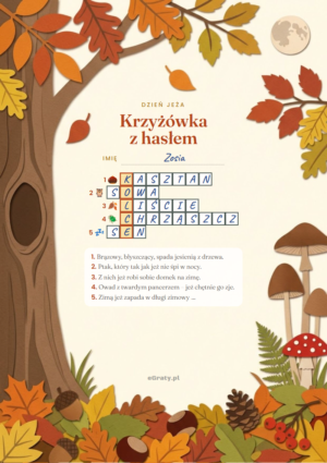 krzyżówka o jeżu