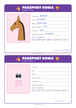 Hobby horse do druku — zdjęcie 3