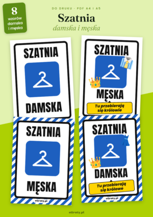 tabliczka szatnia